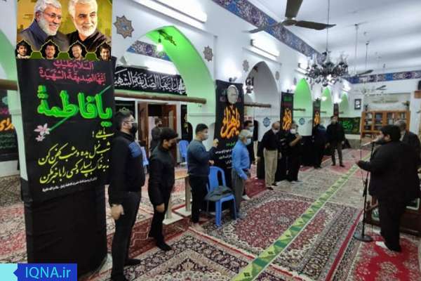 عکس | مجلس روضه حضرت زهرا(س) در بوشهر